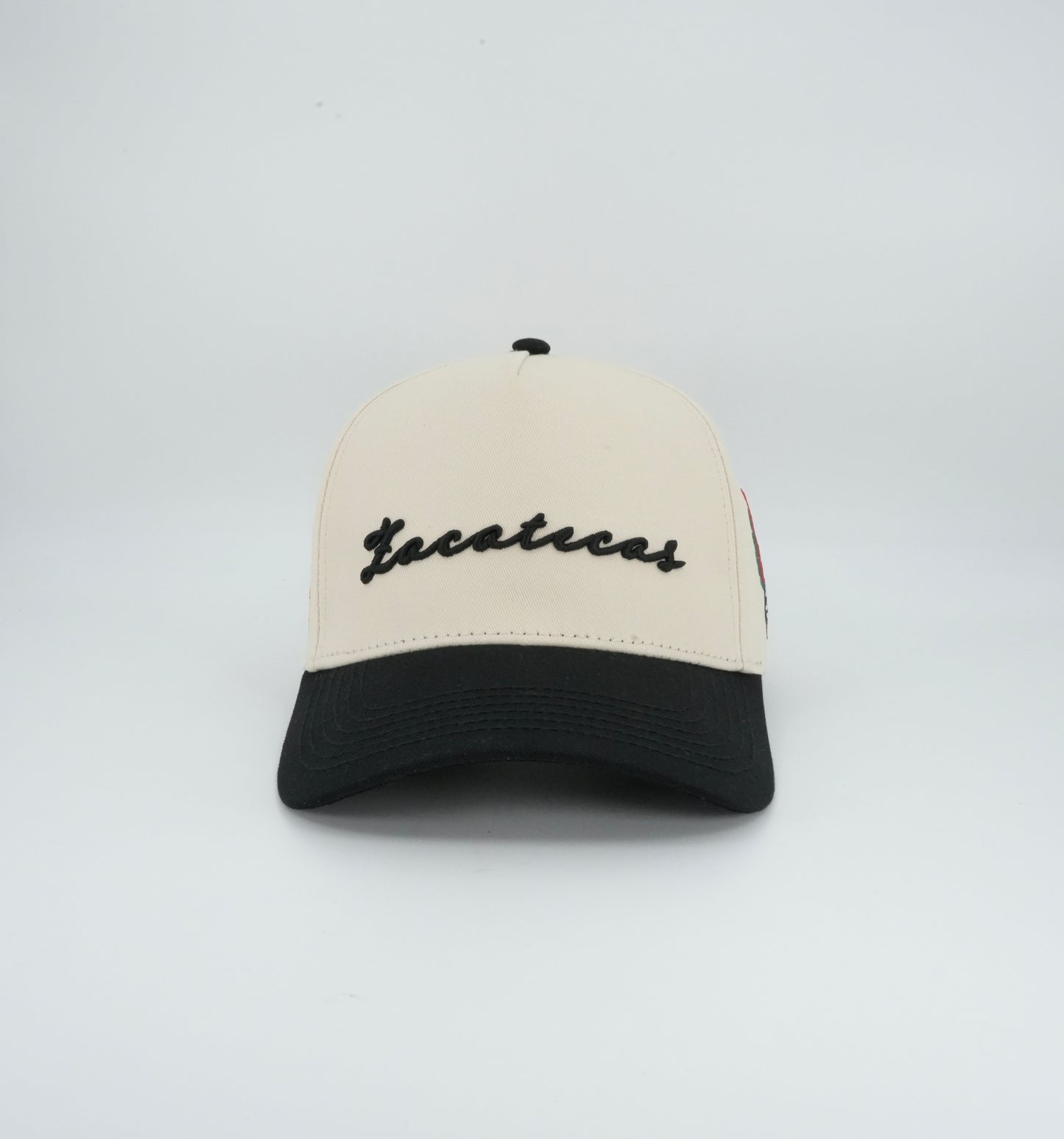 45 Cursive Trucker Cap Beige-Black