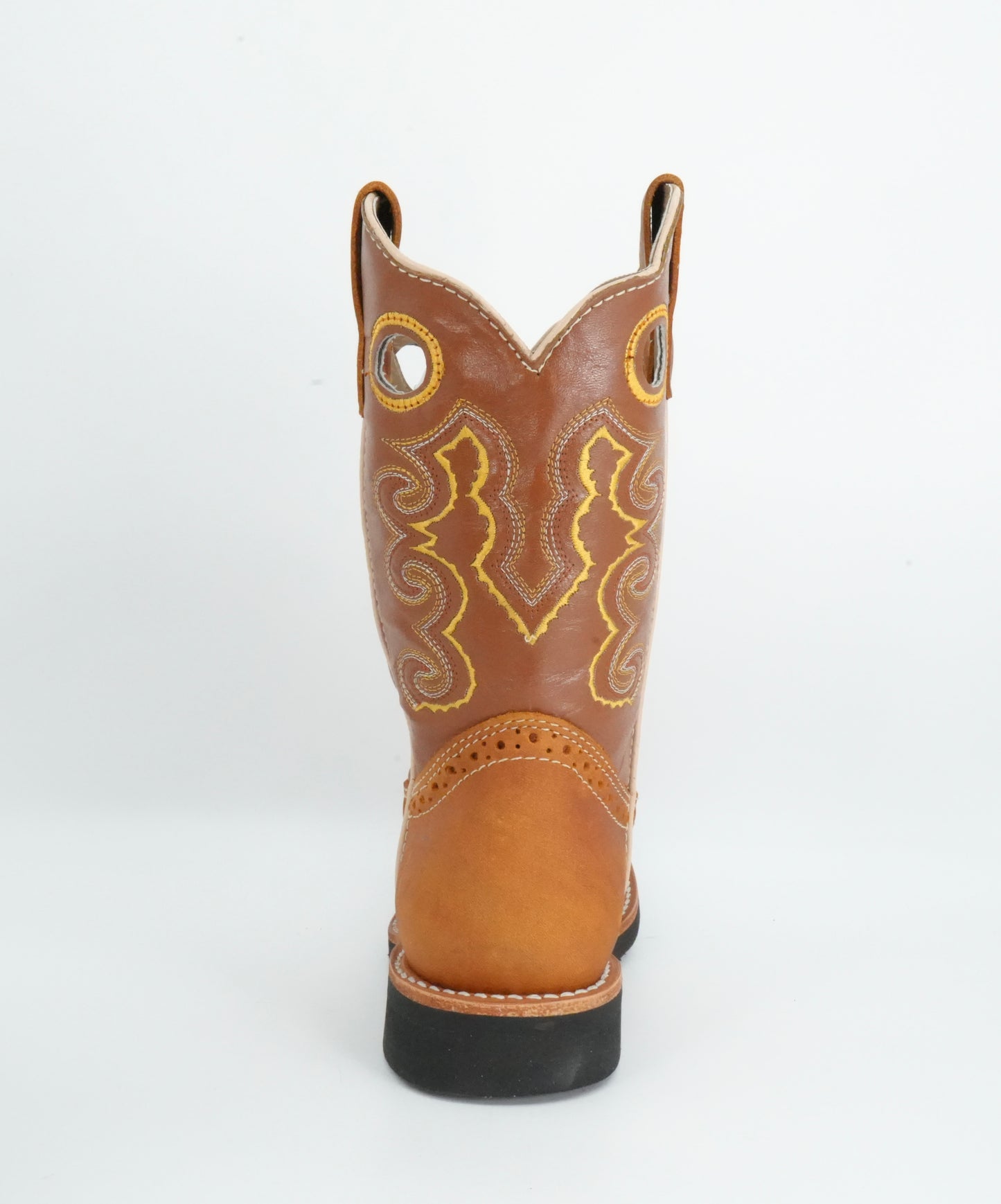 Tierra Blanca Jr’s Crazy Honey Square Toe Boot