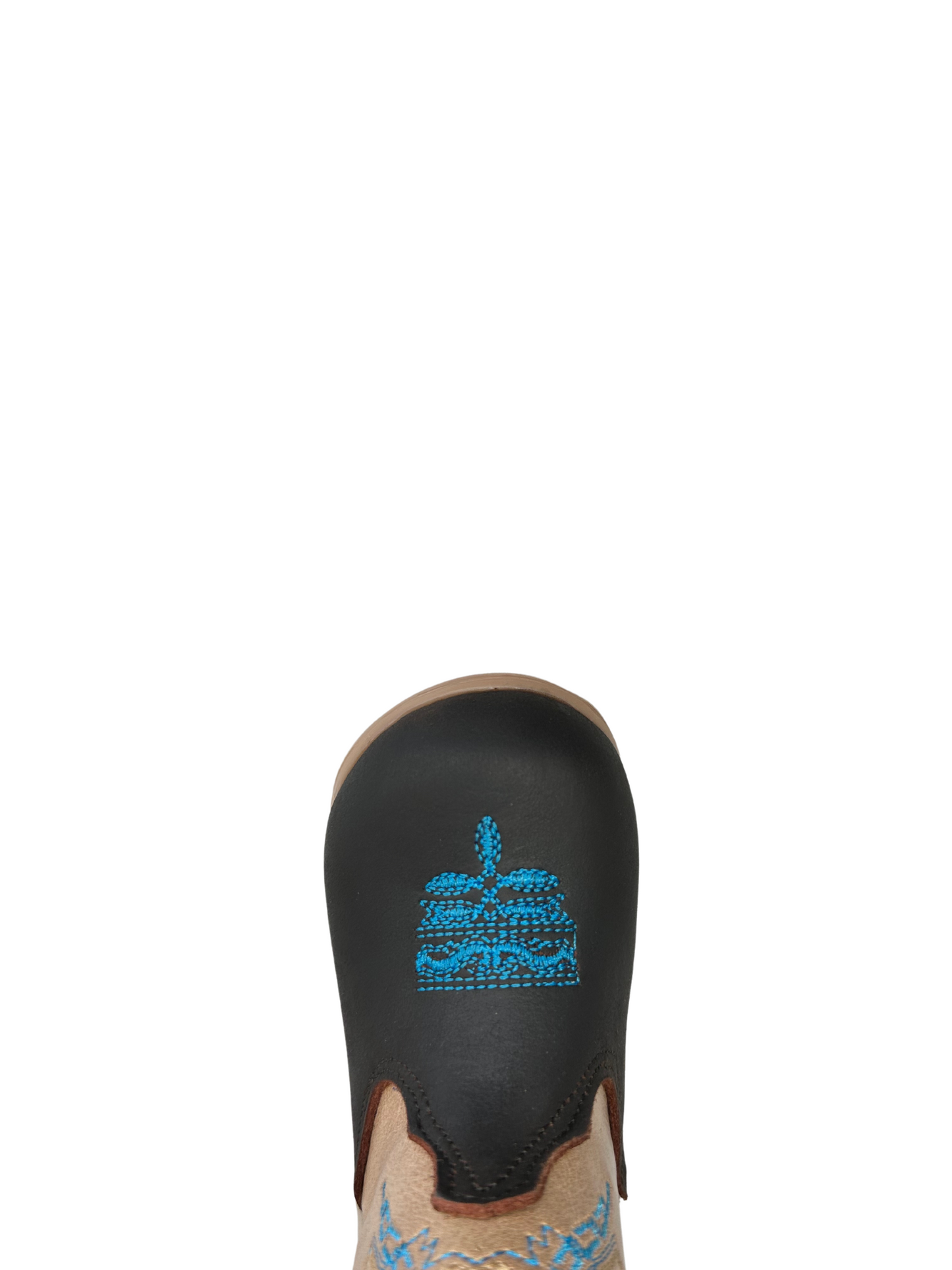 Hooch Toddler's Brown & Blue Stitched Boot
