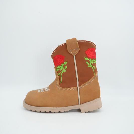Quincy Toddler Crazy Roses Tang Boot