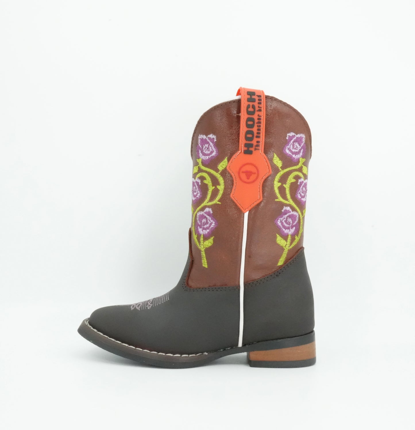 Hooch Girl's Purple Floral Boot