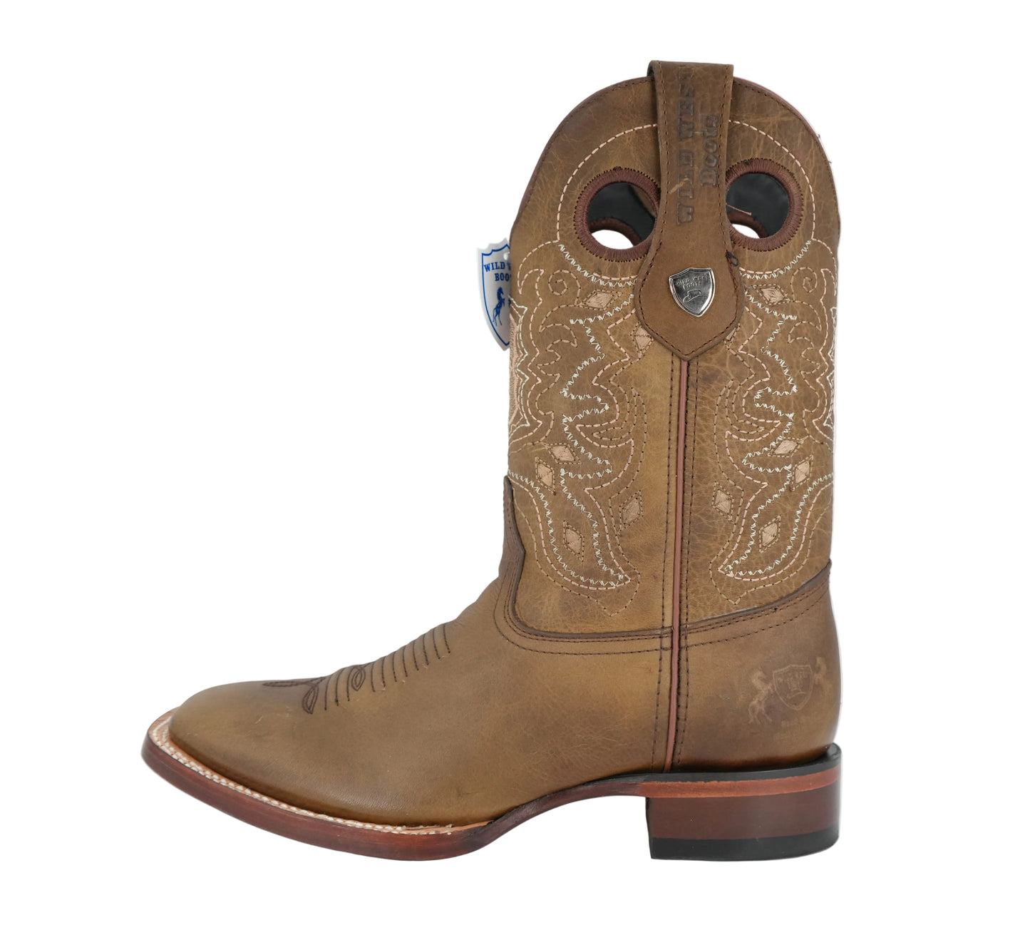 Wild West Men's Rage Honey Wide Square Toe Rage Boot