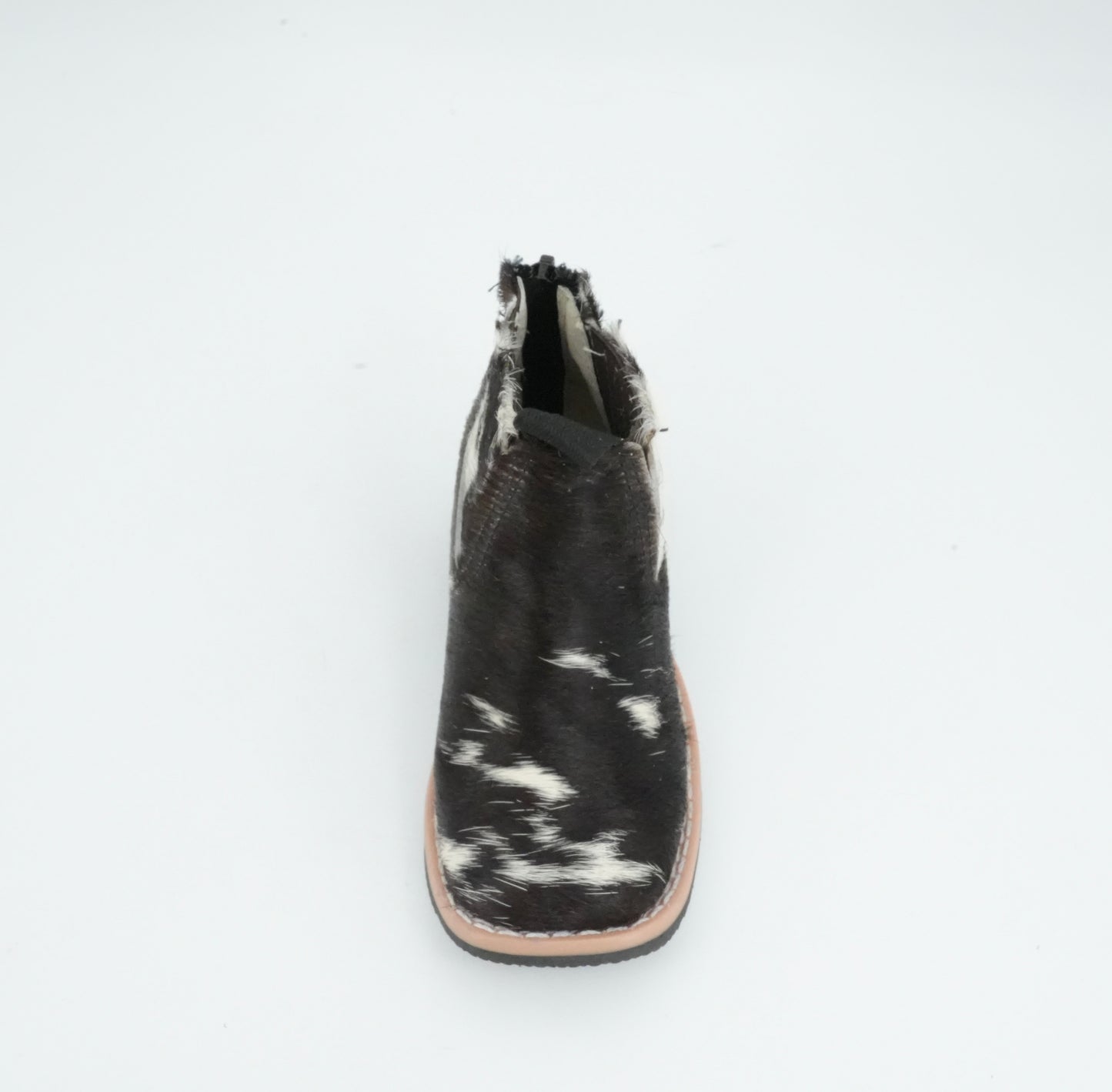 Padua Toddler Cow Hair Black/White Short Boot Size: 7C *AS SEEN ON IMAGE*
