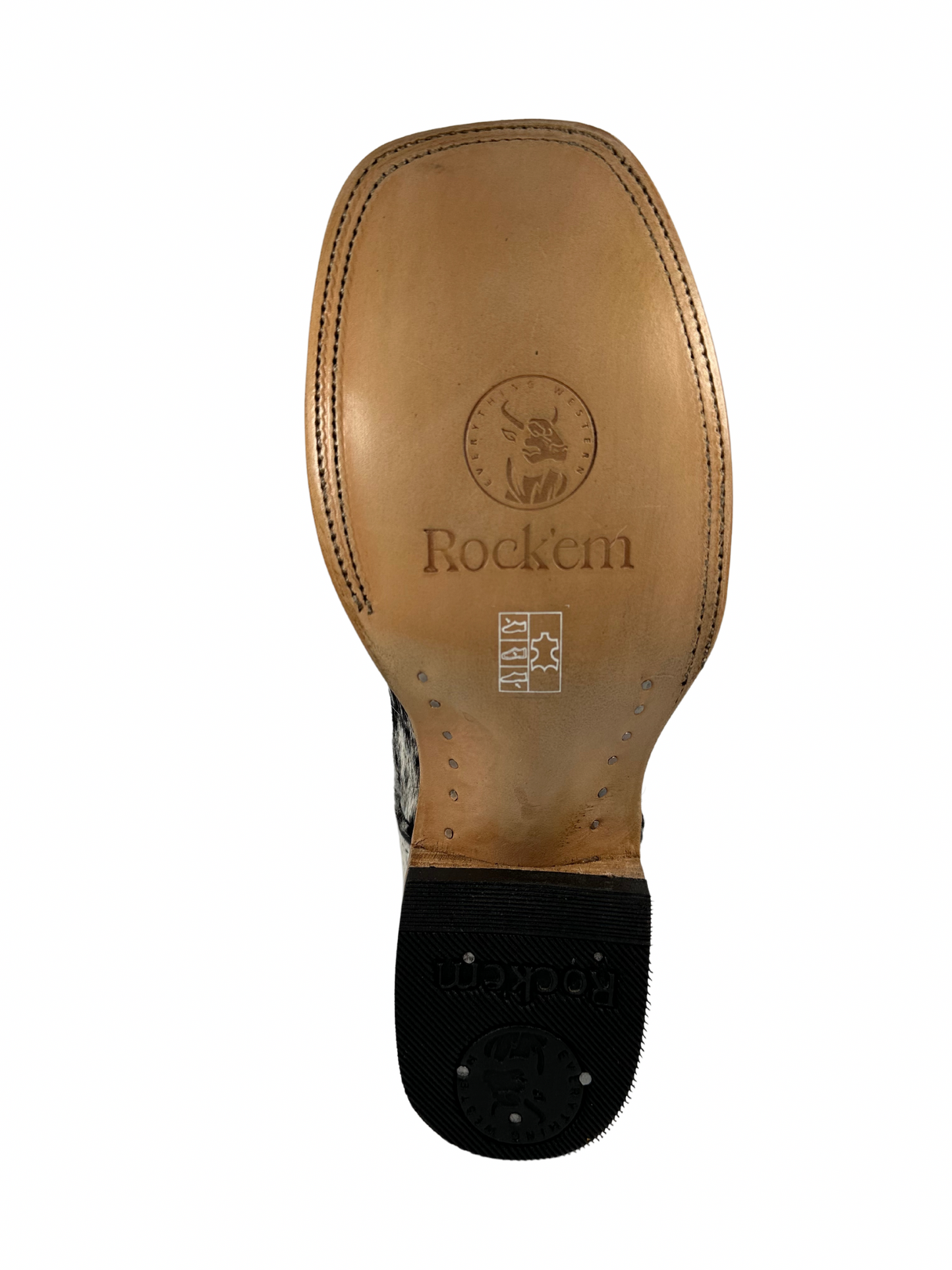 Rock'em Women's Cow Hair Boots Size: 7.5 *AS SEEN ON IMAGE*