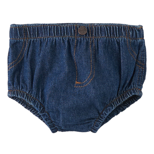 Wrangler Baby Unisex Dark Blue Denim Diaper Cover
