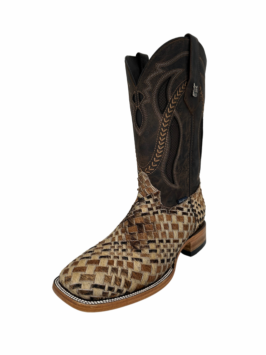 Rock'em Men's Petatillo Cow Hair Boots Size 9 *AS SEEN ON IMAGE*
