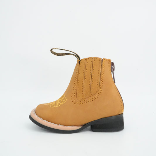 Karmoni Kid’s Nobuck Honey Short Boot