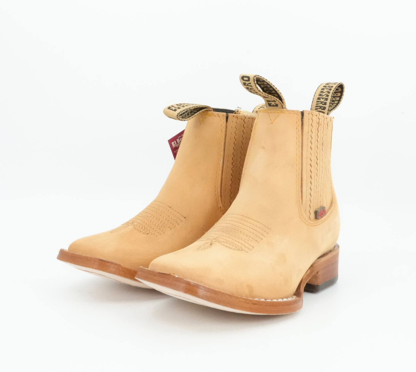 Besserro Kid's Nobuck Honey Short Boot
