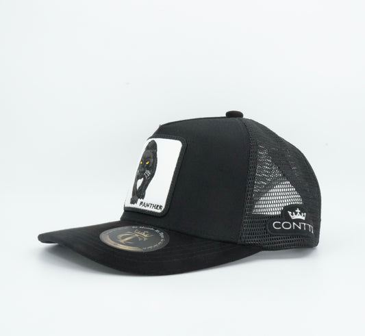 Contti Panther Patch Black Cap