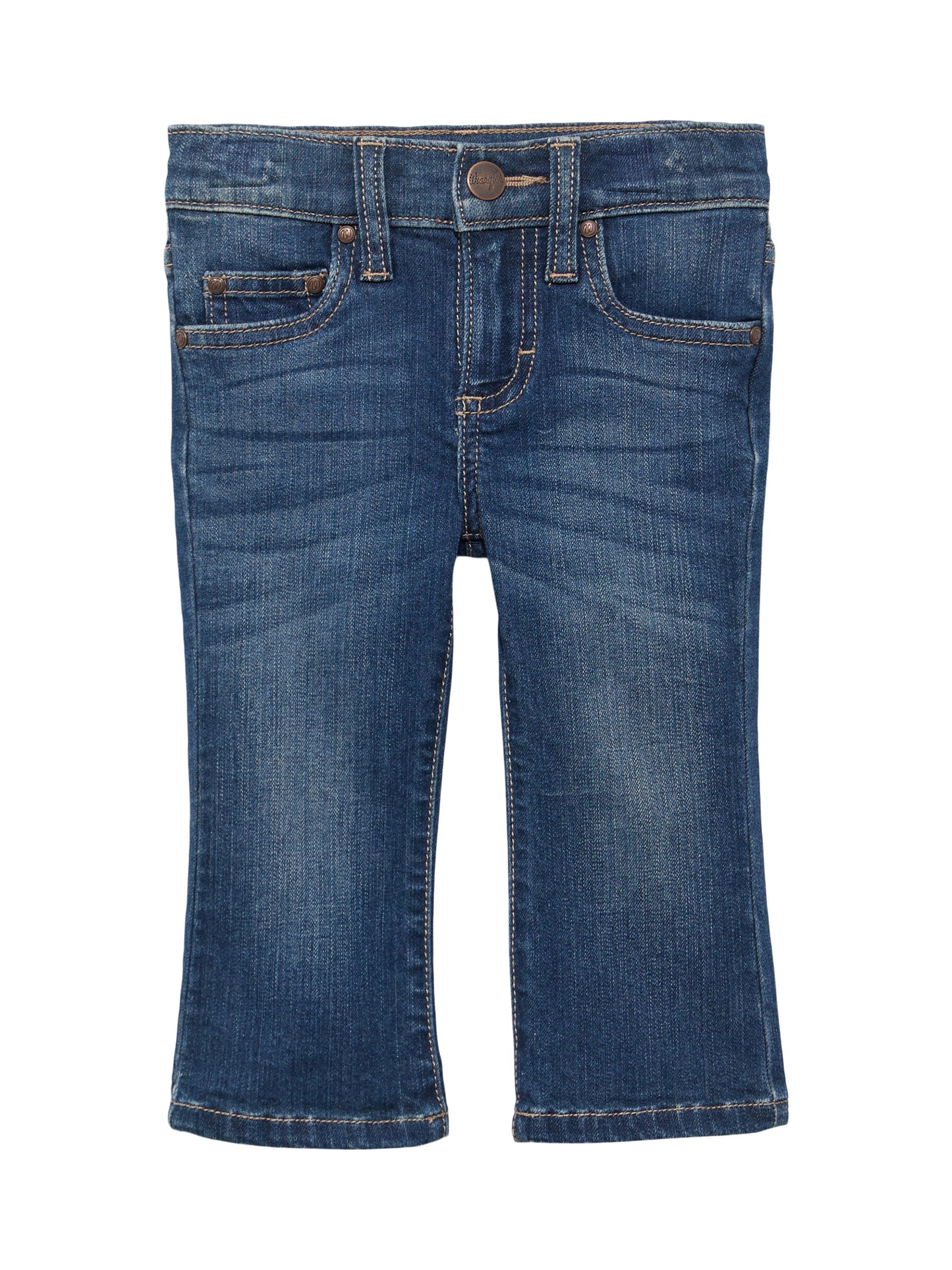 Baby Girl Wrangler Western 5 Pocket Skinny Leg - Medium Blue Jean (0/3M-4T)