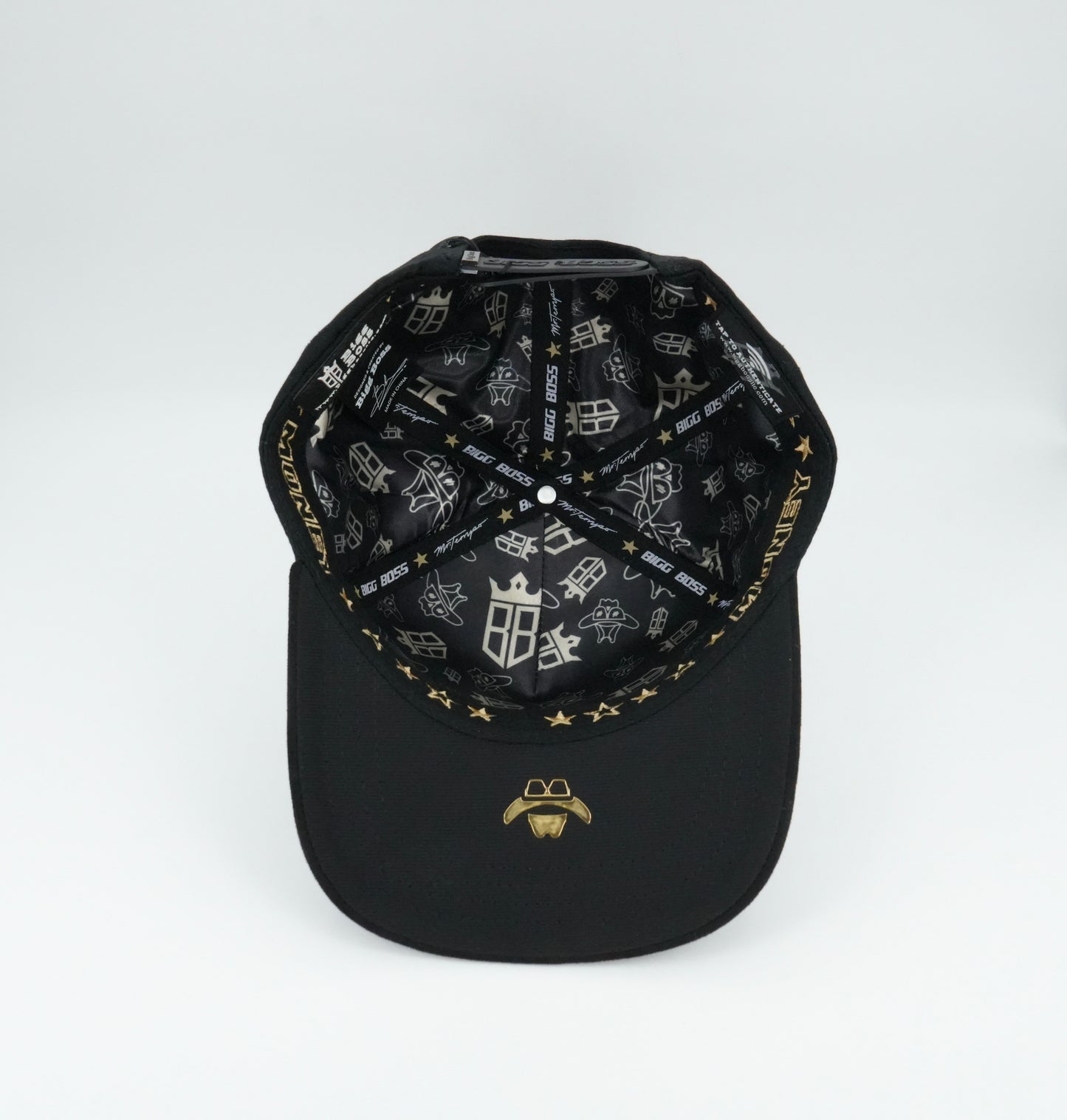 Bigg Boss T Gold Star Chukys Walk of Fame Black Cap