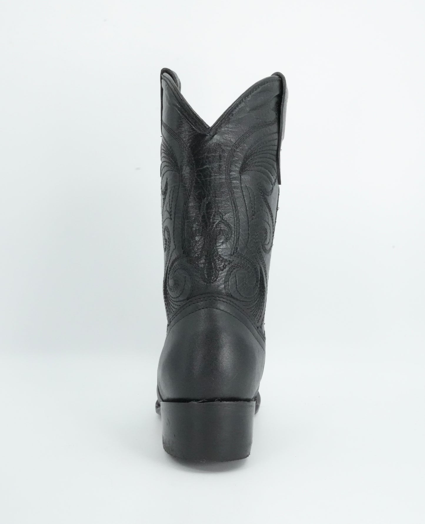 Botas Don Pedro Kid’s Black Leather J Toe Boot