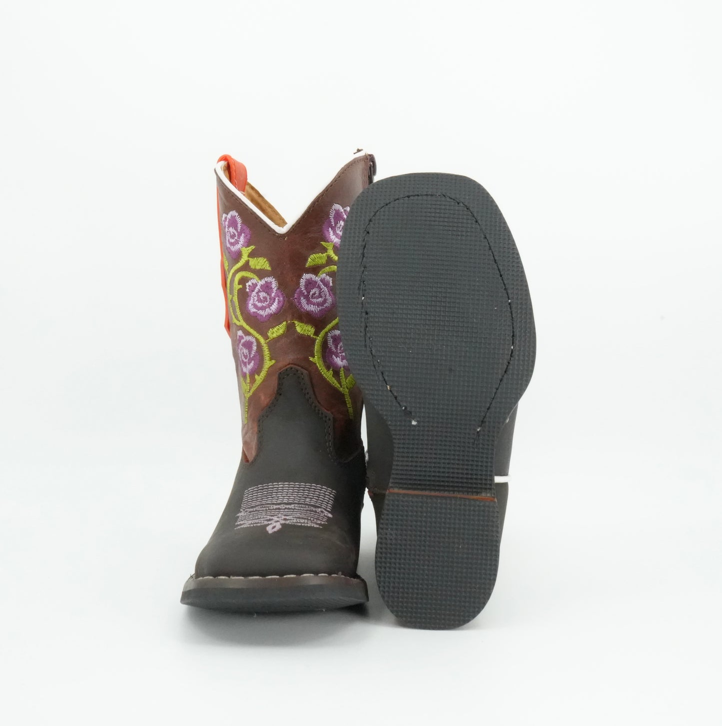 Hooch Girl's Purple Floral Boot