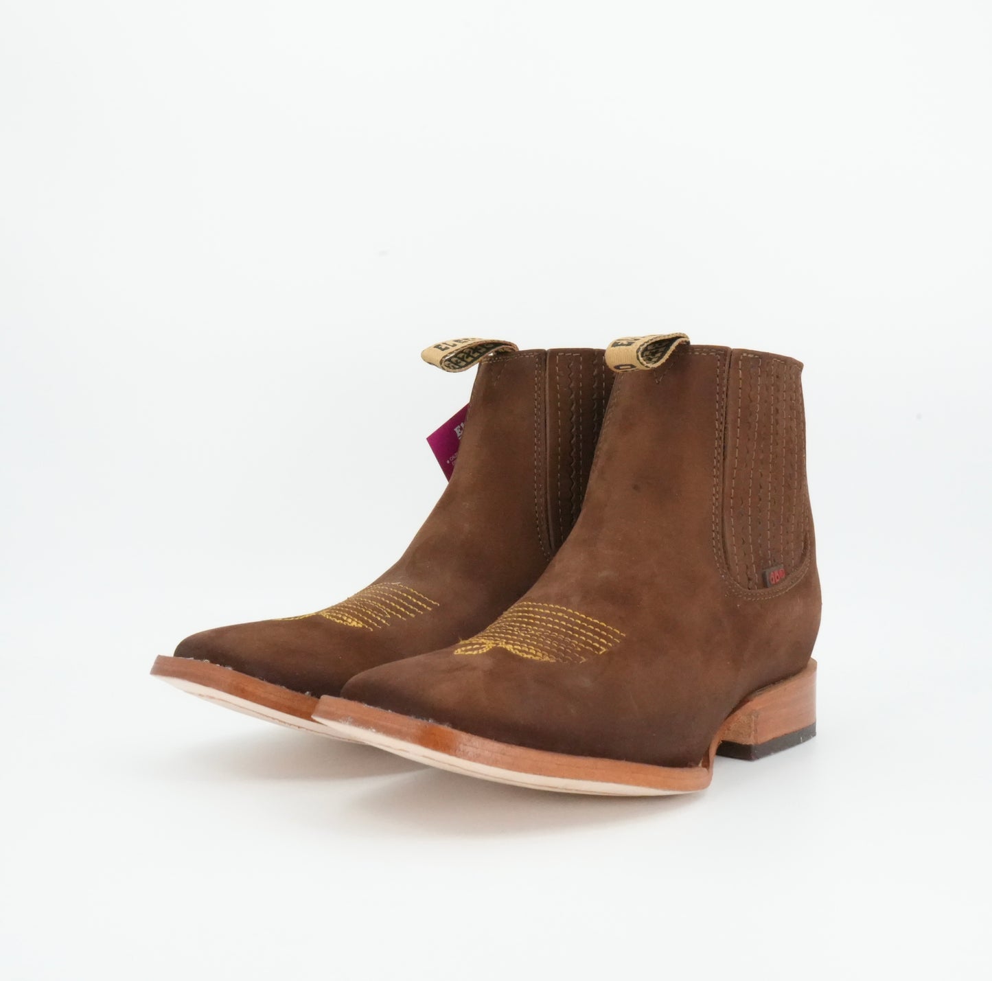 Besserro Kid's Nobuck Camel Short Boot