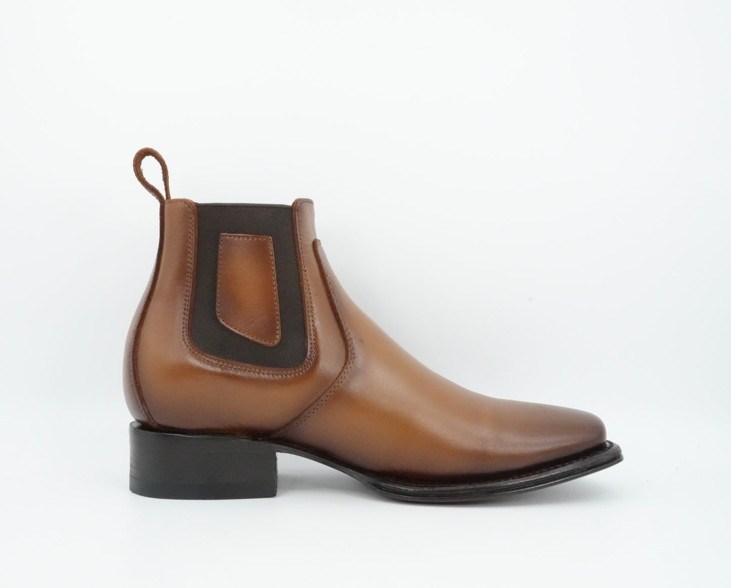 Vestigium Jr’s Flor Entera Honey Square Toe Short Boot