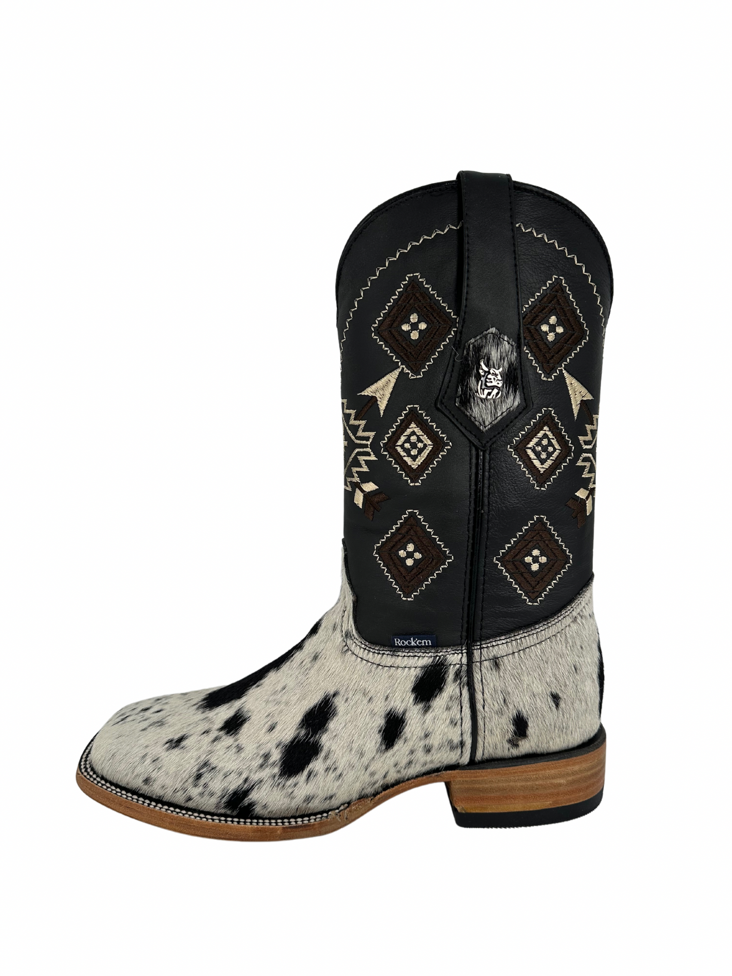 Rock'em Men's Cow Hair Boots Size 7.5 *AS SEEN ON IMAGE*