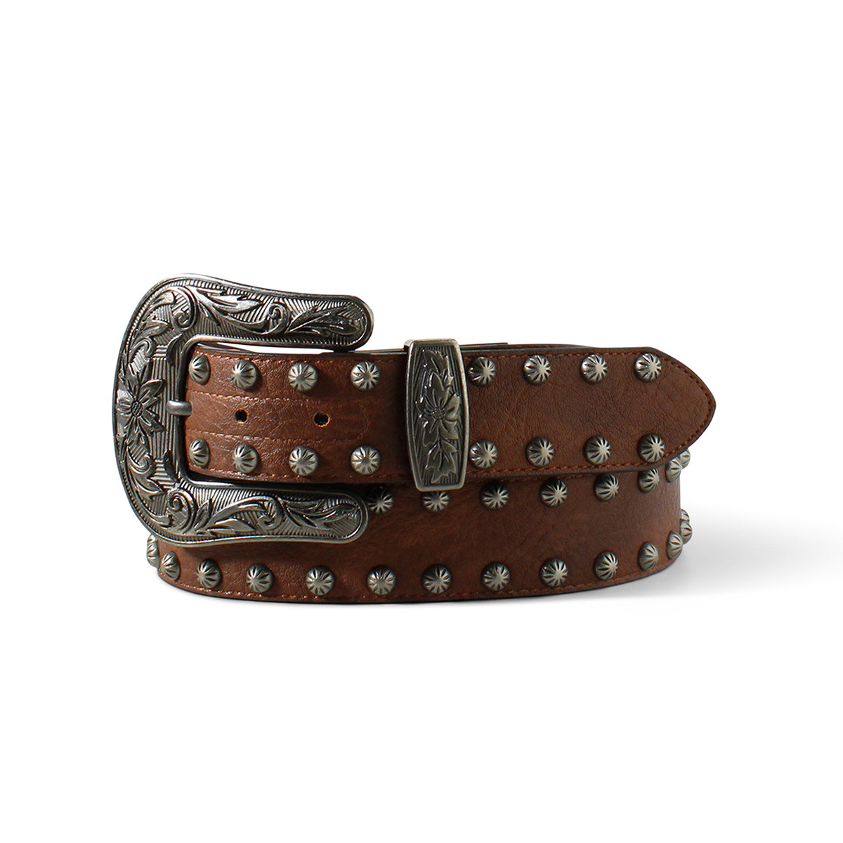 Ariat Brown Beaded Belt