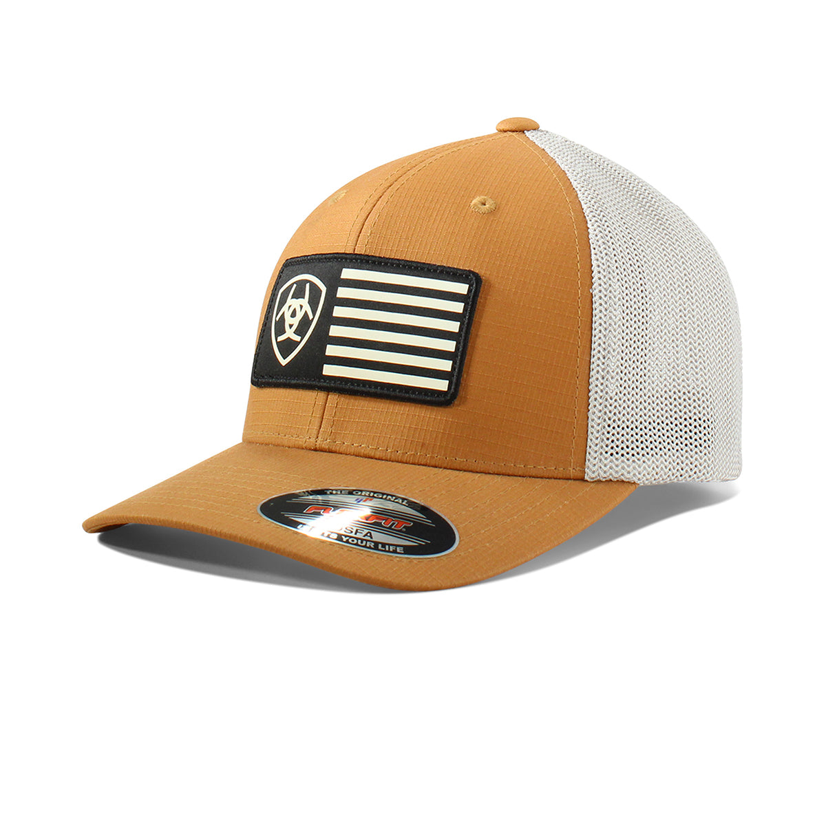 Gorra Ariat Flag Color Canela