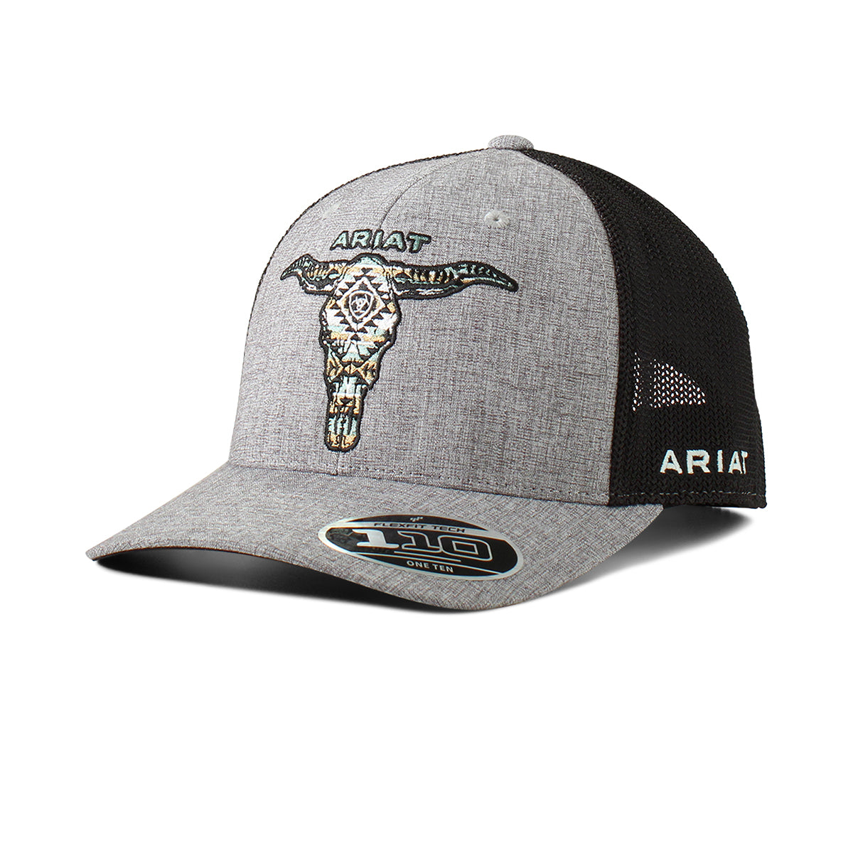 Ariat Tribal Bullhead Gray Cap