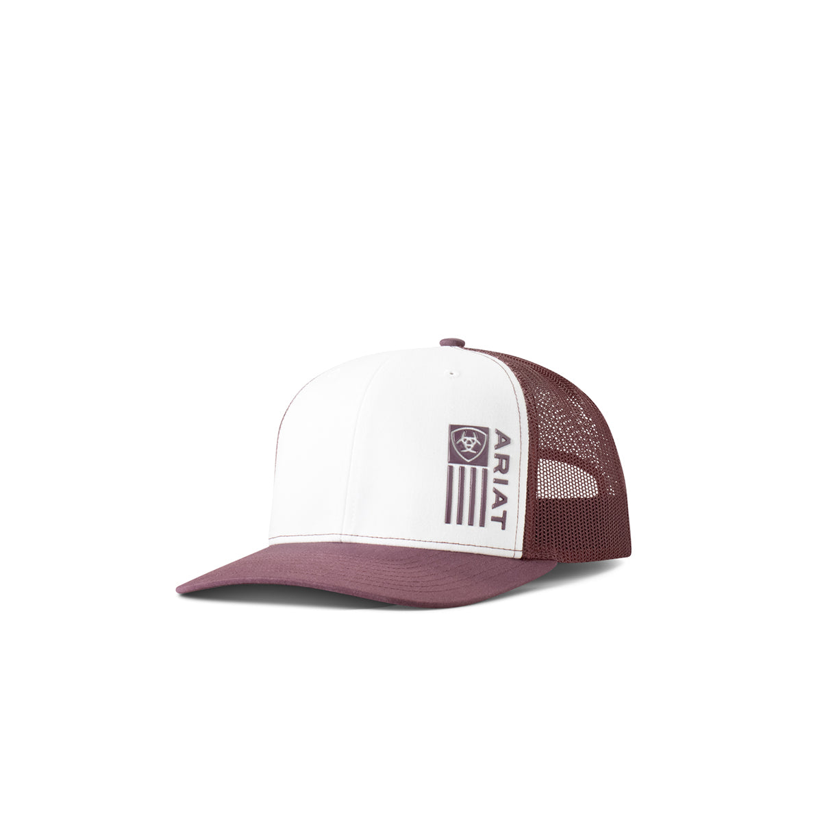 Gorra Ariat Flag Blanco/Borgoña