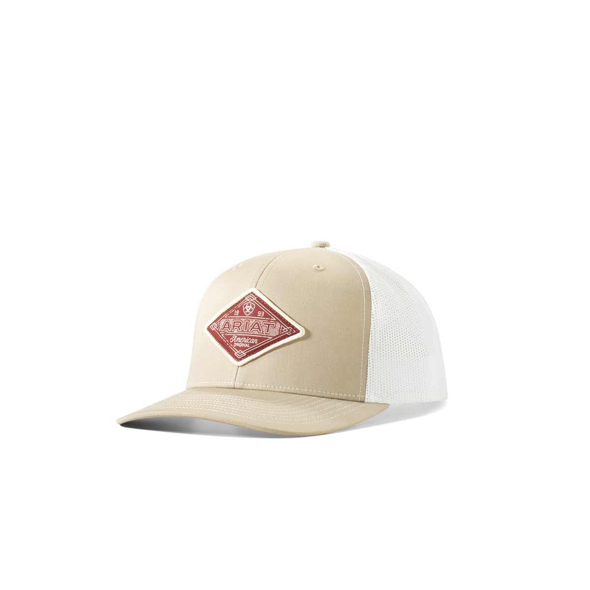 Gorra color canela con logo de diamante Ariat