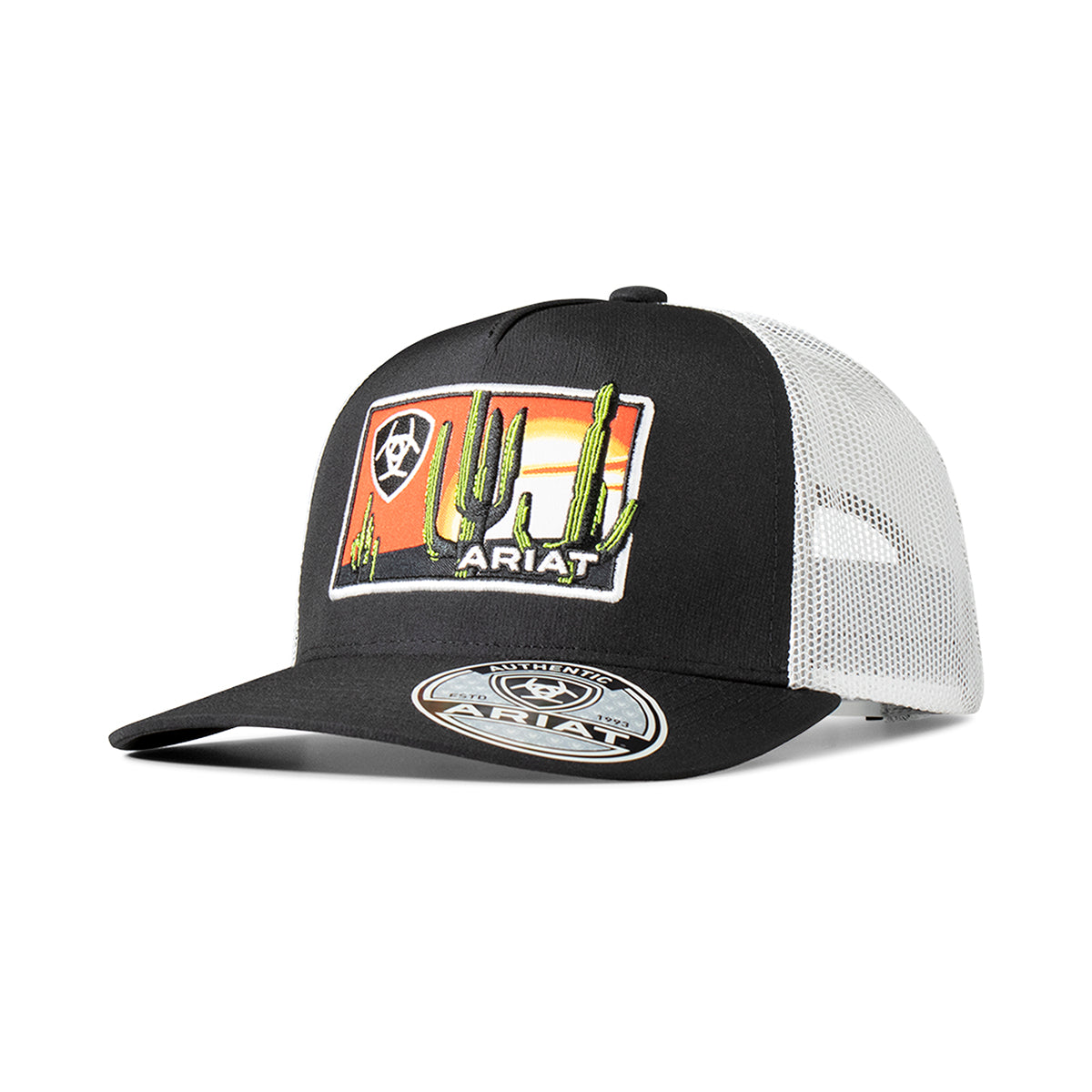 Ariat Desert Scene Patch Black Cap