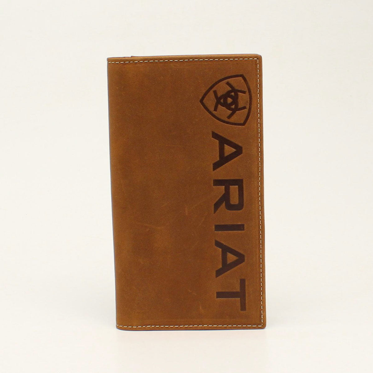 Ariat Light Brown Logo Rodeo Wallet