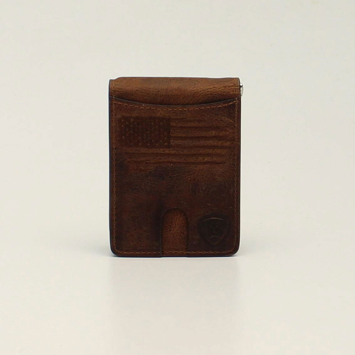 Ariat Flag Bi-Fold Money Clip Wallet