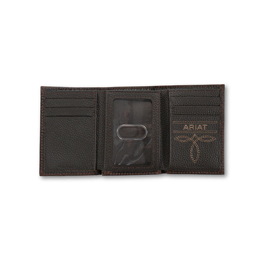 Ariat Mexico Shield Logo Tri-Fold Wallet