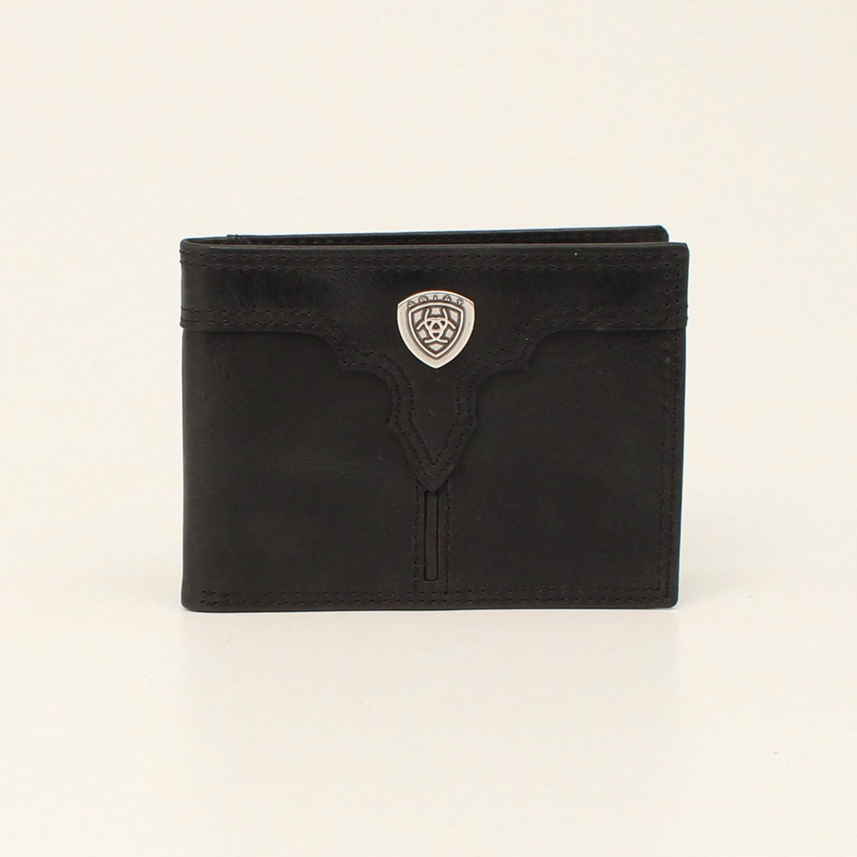 Cartera plegable Ariat negra