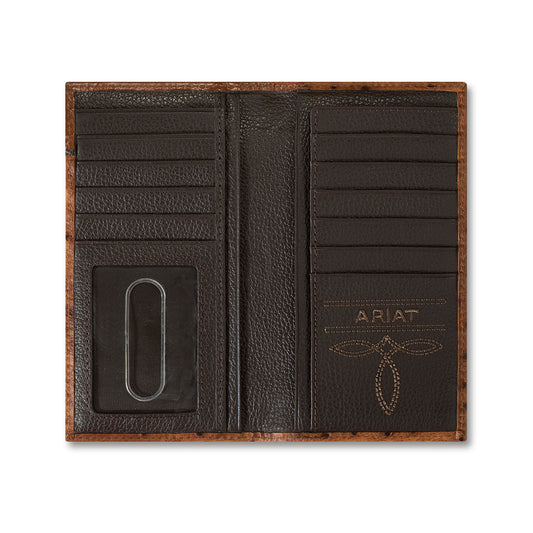 Ariat Imitation Ostrich Rodeo Wallet