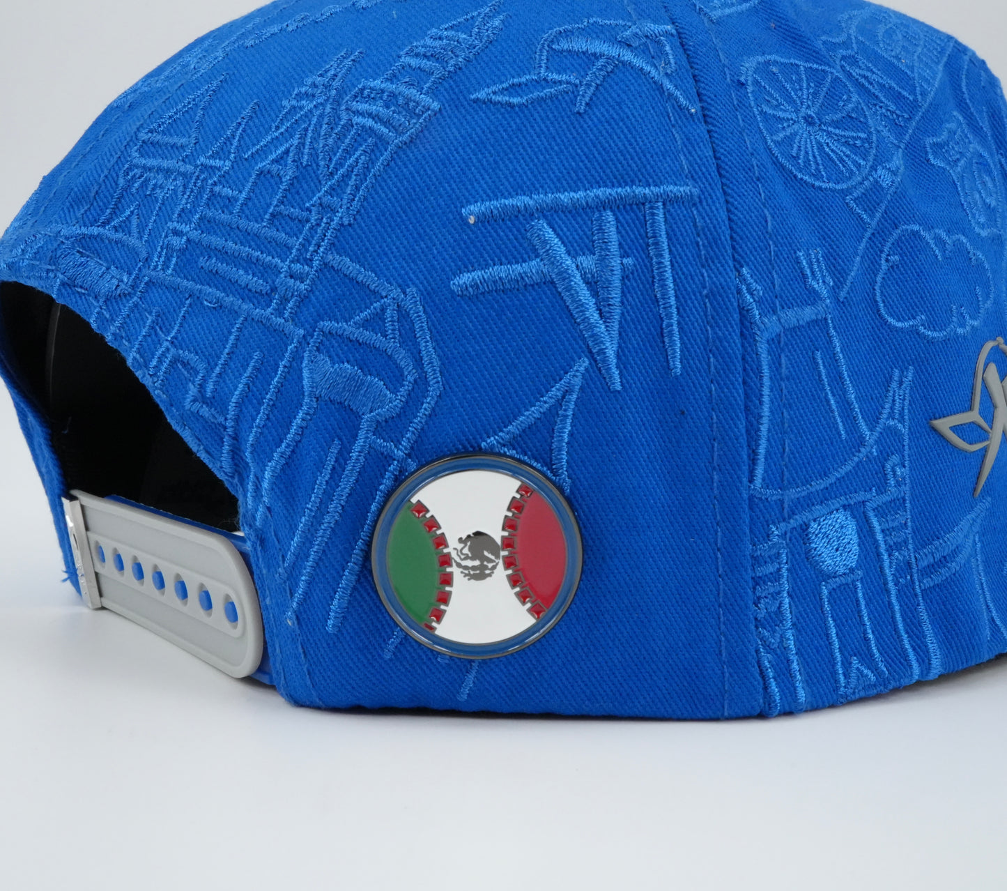 XCap LA X Mexicans Graphic Design Baseball Cap Blue