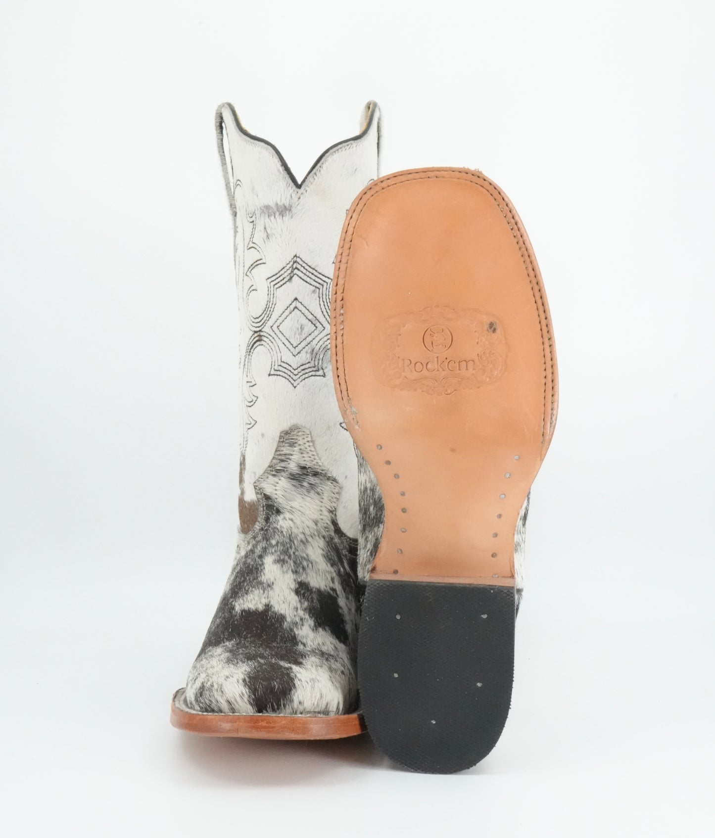 Rock'em Women's Full Cow Hair Boots Size: 7.5 *AS SEEN ON IMAGE*