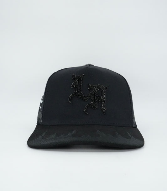 Bigg Boss LA Bling Skull Flame Cap