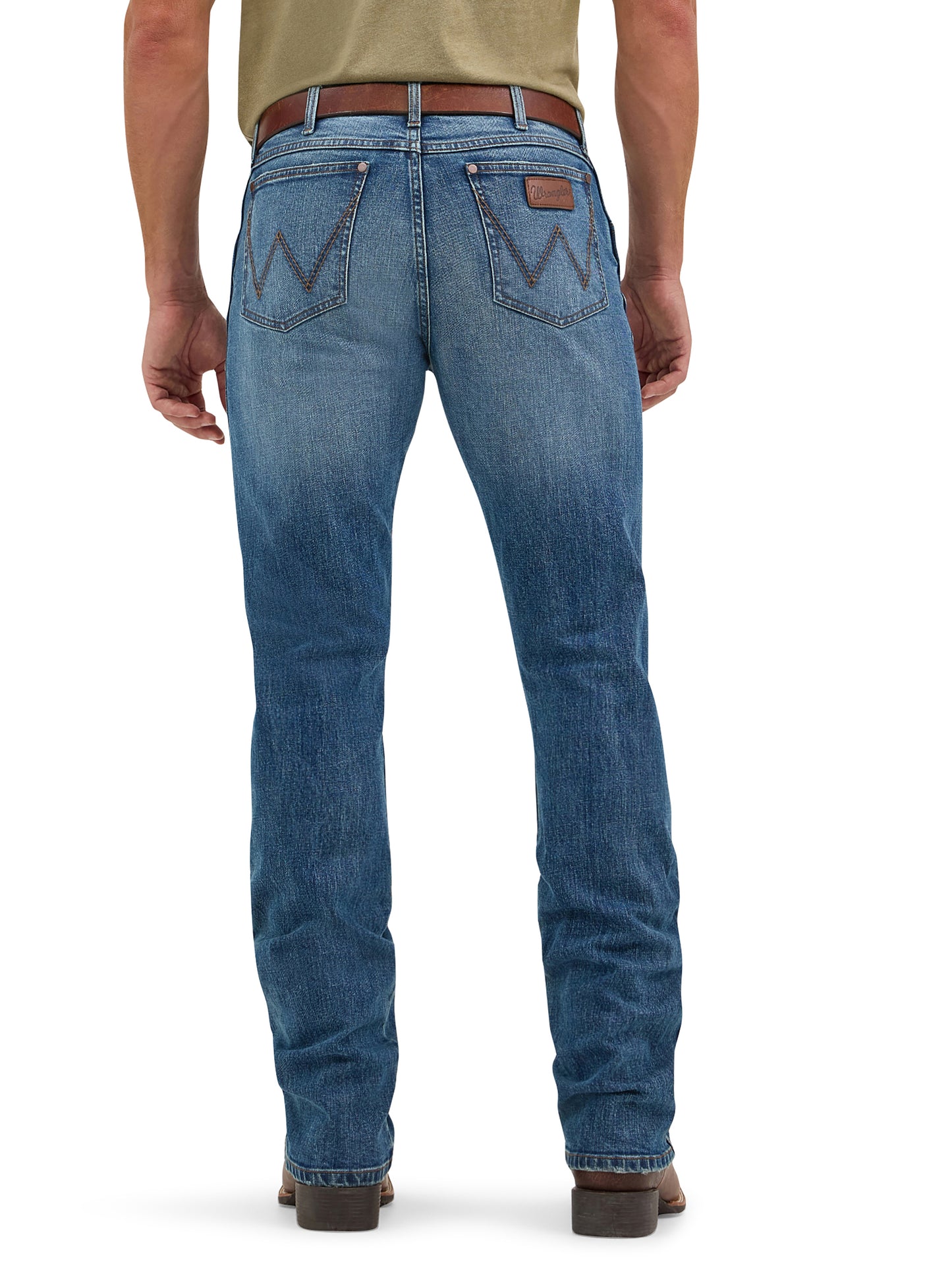 Wrangler Retro Slim Fit Blue-Medium Bootcut Jean