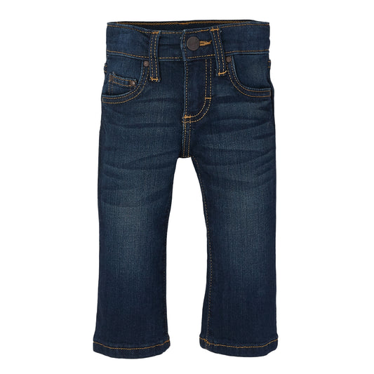 Infant & Toddler's Wrangler Stitched Pocket Dark Blue Jean (0/3M-4T)