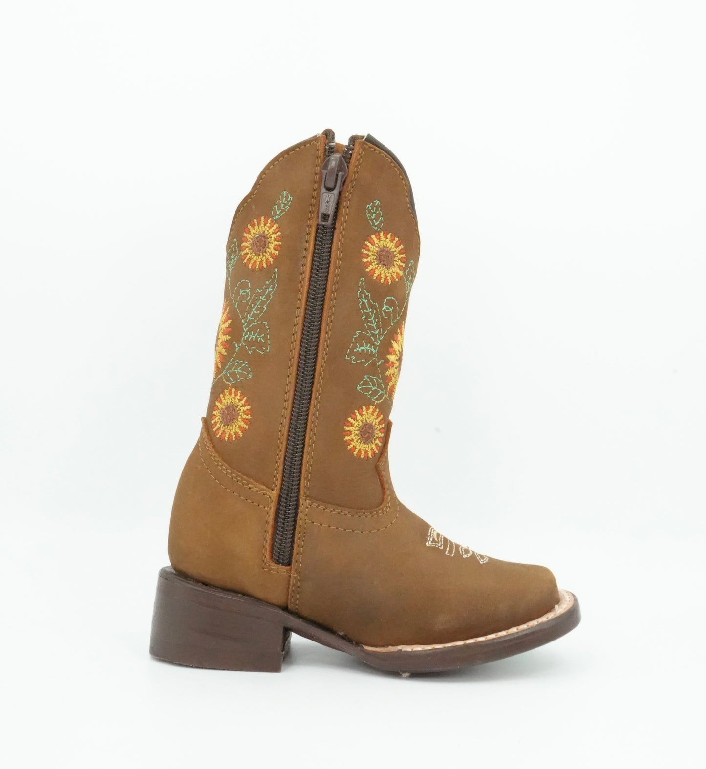 Chaparral Kid’s Nobuck Sunflowers Light Brown Boot