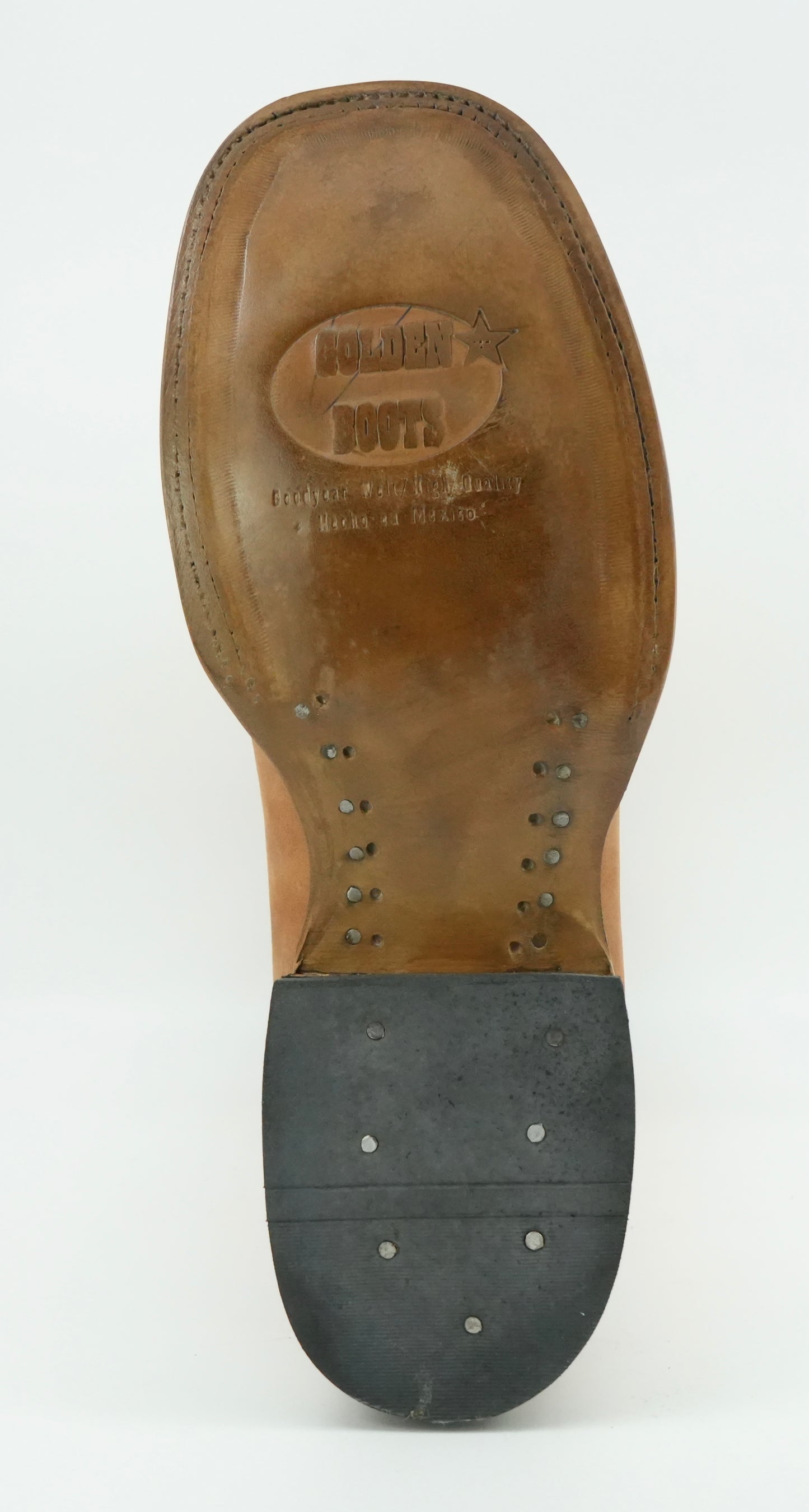 Golden Boots Women’s Tang Crazy Sunflowers Wide Square Toe Boot