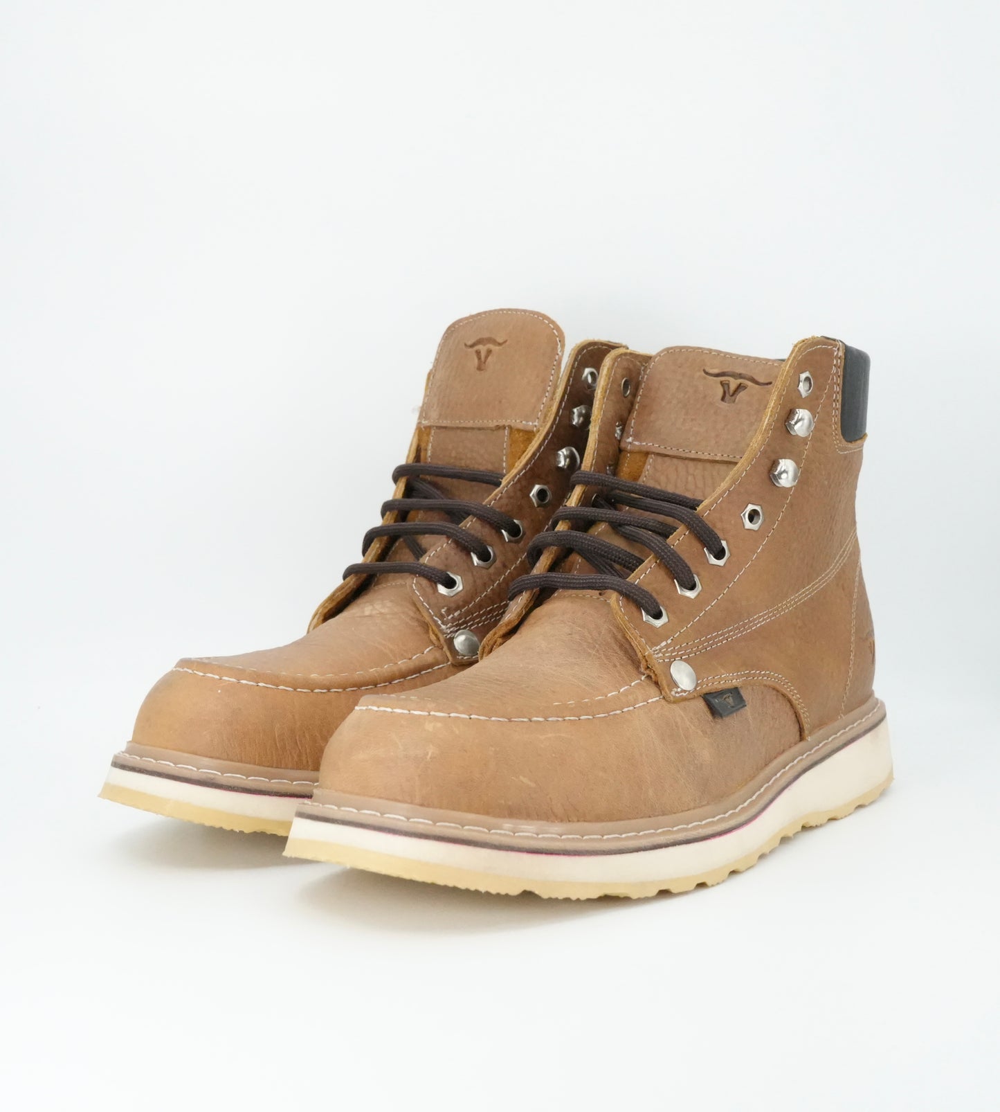 Hooch Men's 6" Steel Toe Work Boot - Honey
