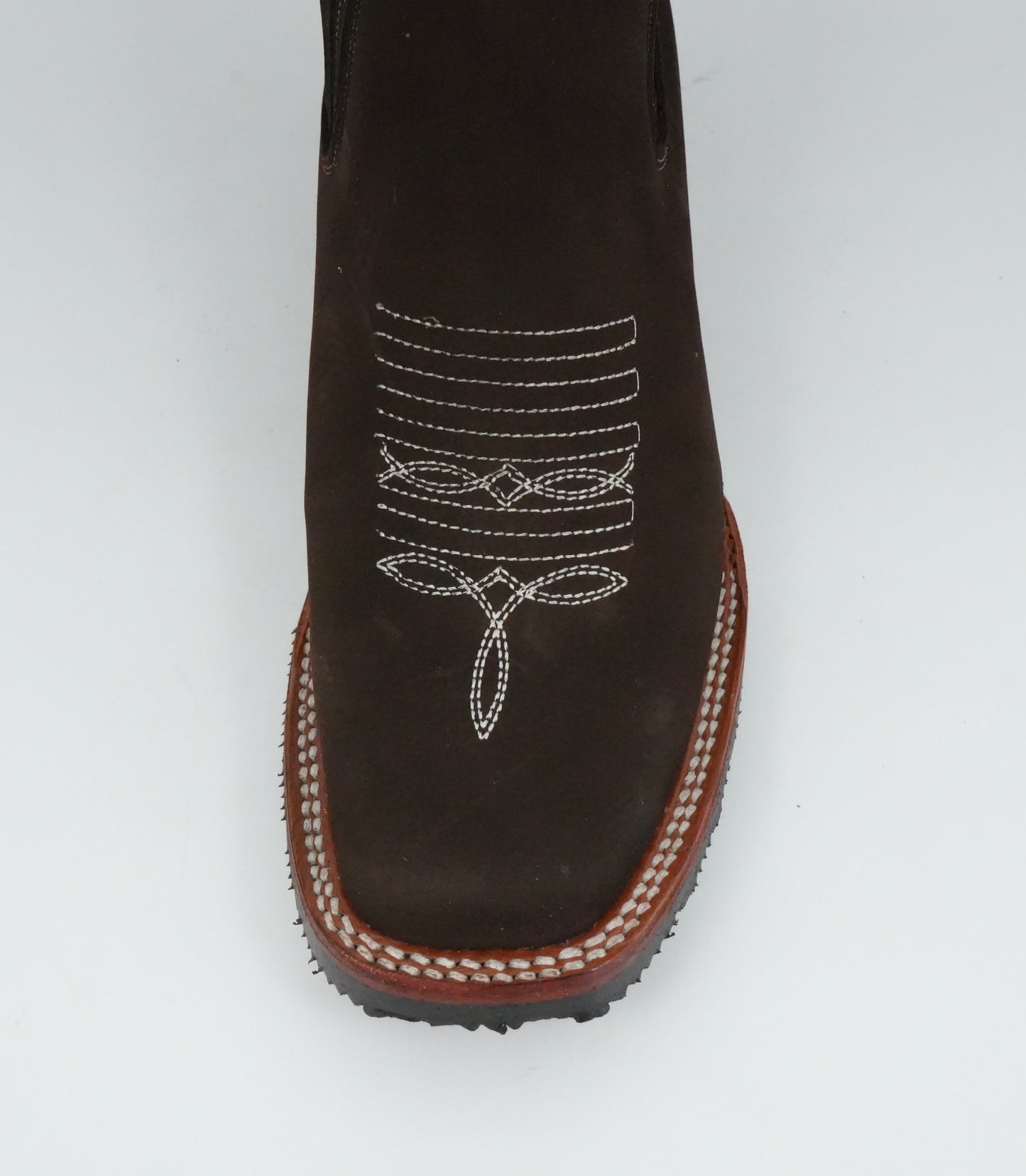 La Sierra Men’s Nobuck Leather Light Chocolate Short Boot