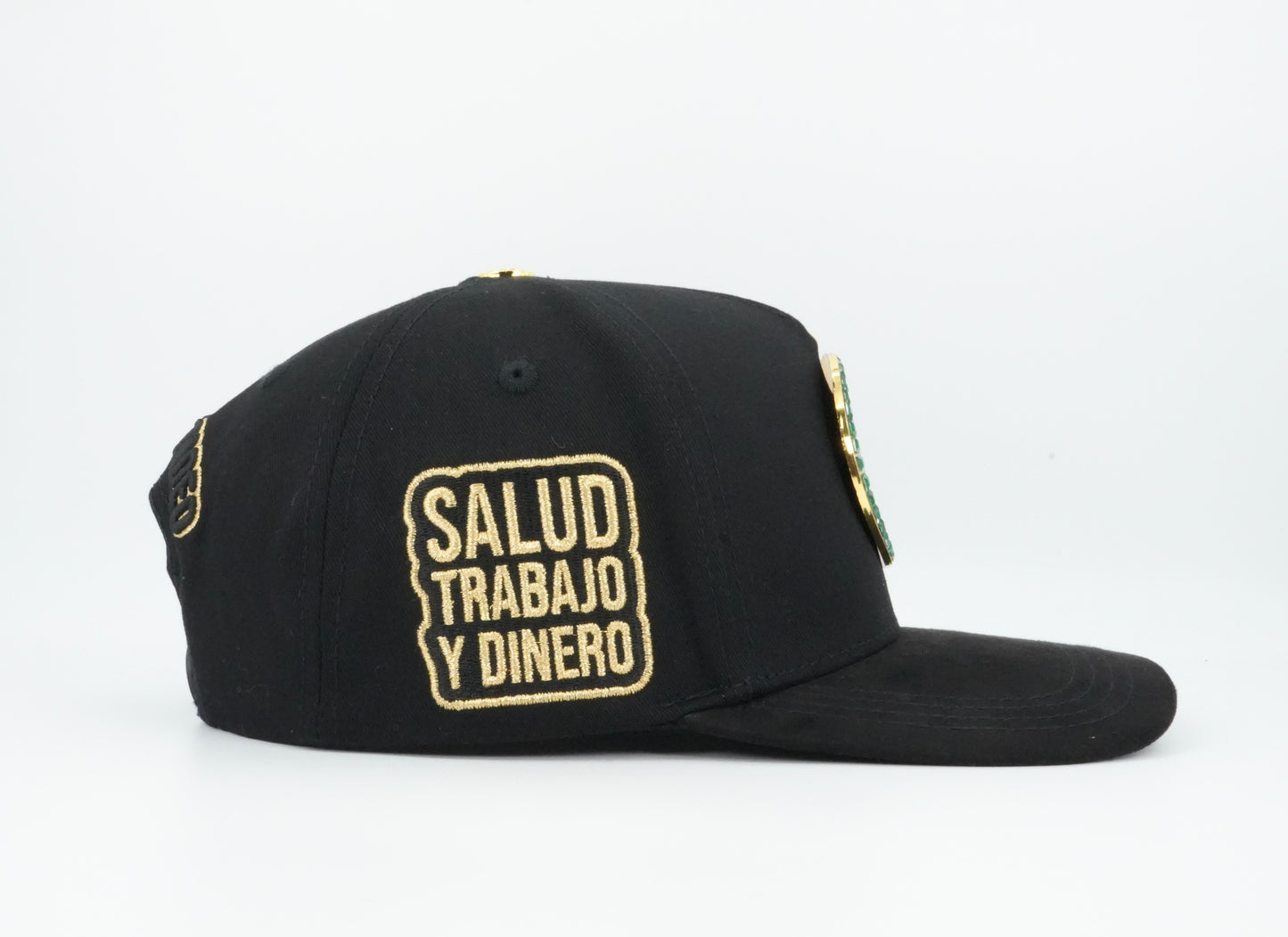 La Office Hats Round San Judas Design Cap Black