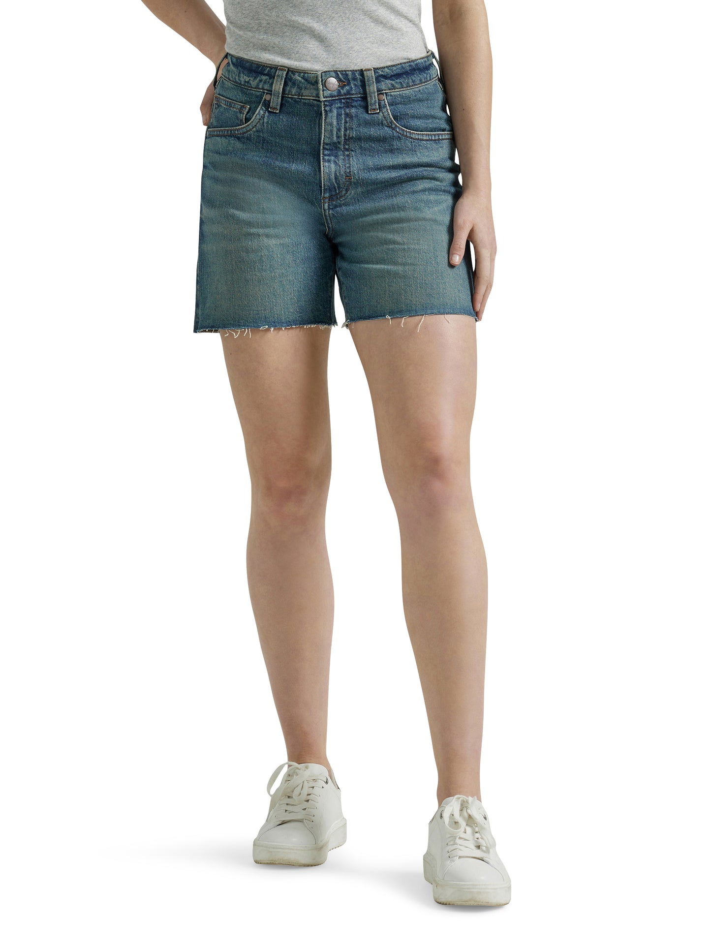Wrangler Retro Women's Bailey 5" Medium Blue Denim Short