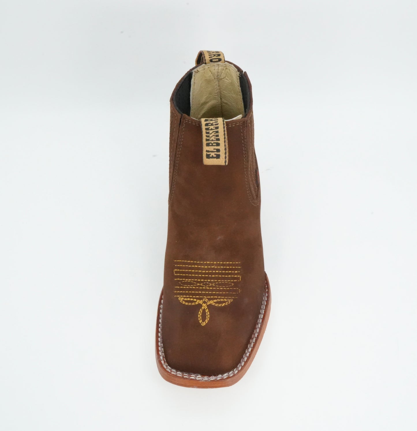 Besserro Kid's Nobuck Camel Short Boot