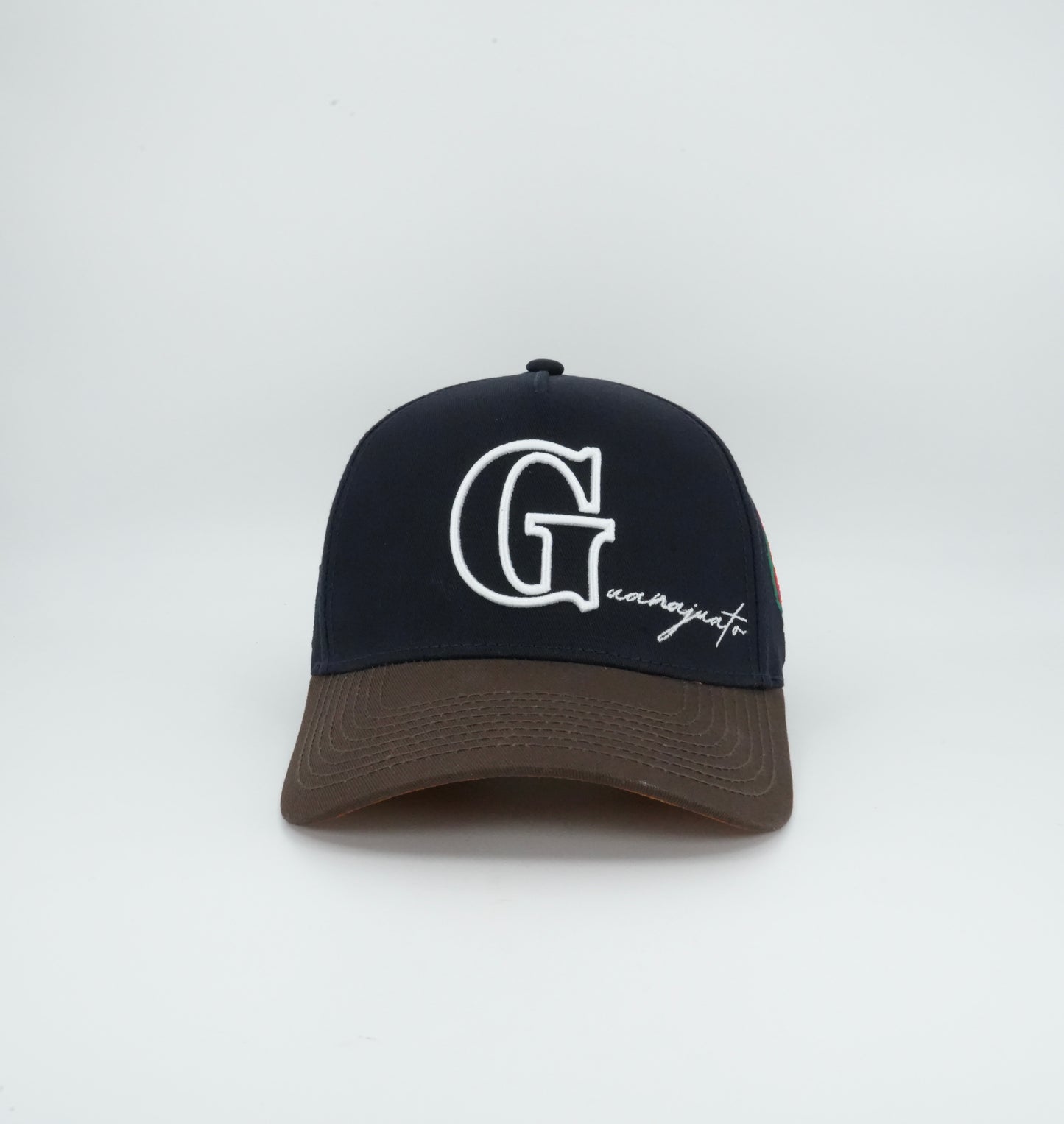 45 Letter Trucker Cap Navy-Chocolate