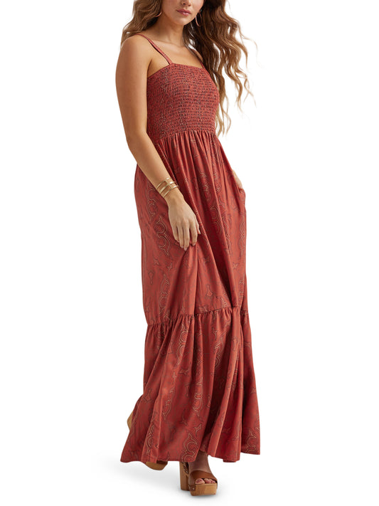 Wrangler Retro Women's Paprika Boot Stitch Design Dress