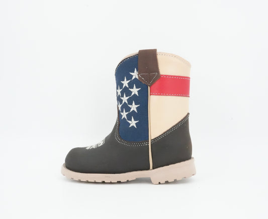 Quincy Infant/Toddler Crazy USA Brown Boot