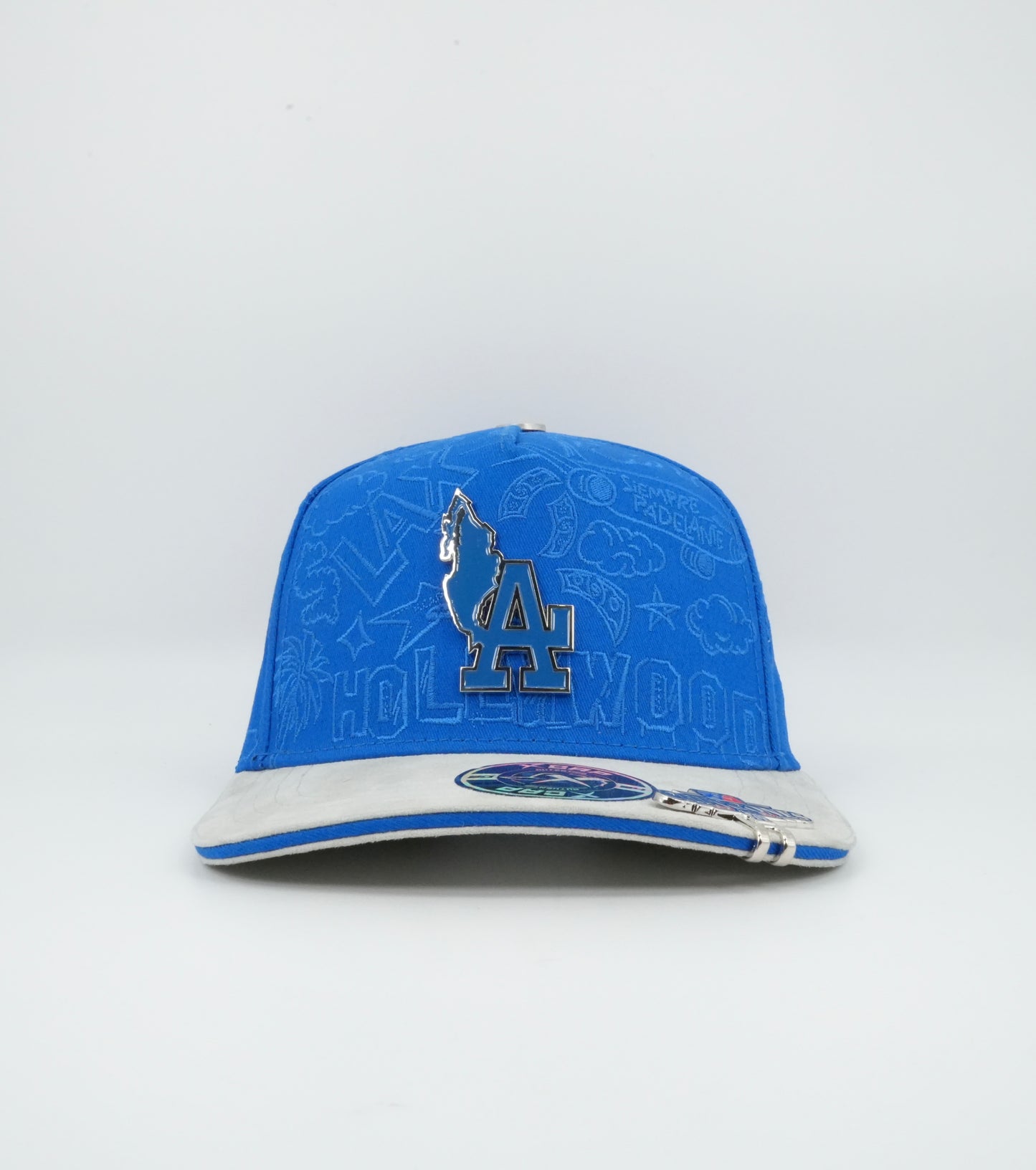 XCap LA X Mexicans Graphic Design Baseball Cap Blue