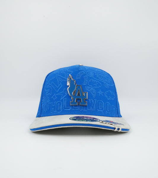 XCap LA X Mexicans Graphic Design Baseball Cap Blue