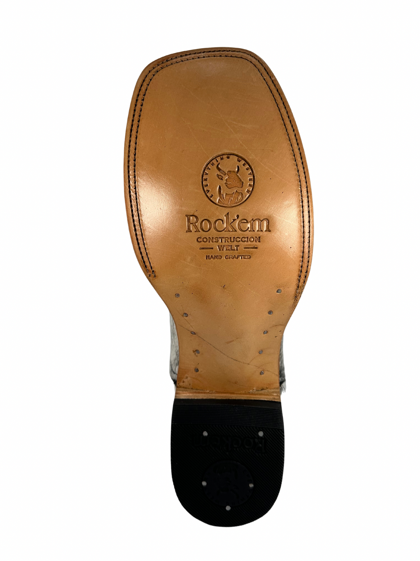 Rock'em Men's Cow Hair Boots Size 10.5 *AS SEEN ON IMAGE*