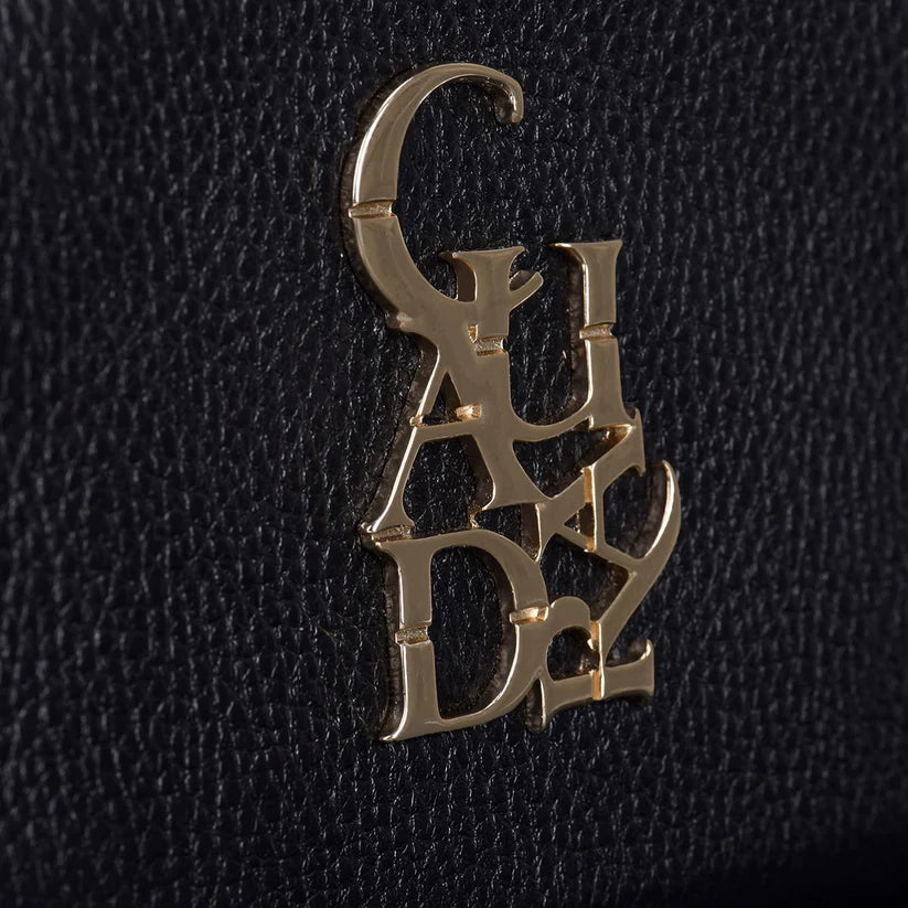 Cuadra Women's Handmade Black Leather Wallet
